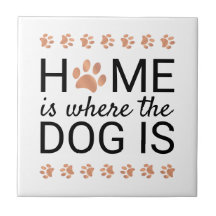 Thuis is de plaats waar de hond Roos Gold Foil sch