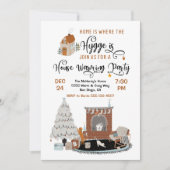 Thuis is de plaats waar de Hygge de Warming Party  Kaart (Voorkant)