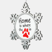 Thuis is de plaats waar de papierafdruk Ornament i (Rechts)