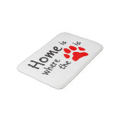 Thuis is de plaats waar de pooklaag is Bath Mat (Gekanteld)