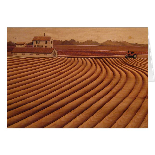 Thuis is de zwarte kaart van het hartland (Voorkant Horizontaal)