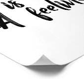 Thuis is een gevoelscitaat poster (Hoek)