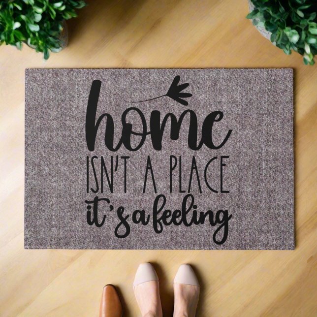 Thuis is geen plaats, het is een zwart gevoel scri deurmat (Creator heeft geüpload)