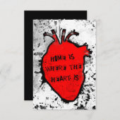 thuis is het anatomische hart daar kaart (Voorkant / Achterkant)