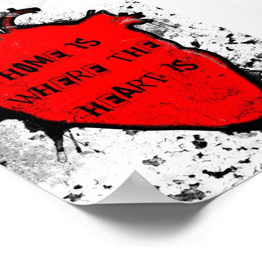 thuis is het anatomische hart daar poster (Hoek)