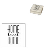 Thuis Is Het Beste Rubberstempel (Gestempeld)