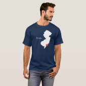 Thuis is het hart van New Jersey T-shirt (Voorkant volledig)