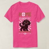 Thuis is met mijn Pudelpointer T-shirt (Design voorkant)