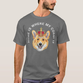 thuis is mijn Corgi T-shirt