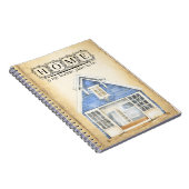 Thuis is mijn favoriete plek om te zijn notitieboek (Rechterzijde)