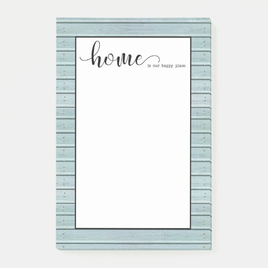 thuis is mijn gelukkige plek post-it® notes (Voorkant)