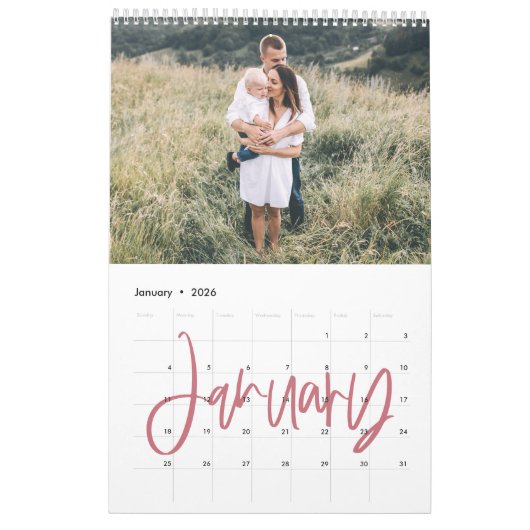 Thuis is onze foto van het waterverf blad kalender (Jan 2026)