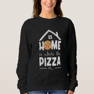 thuis is pizza pizza italiaans voor de griep trui