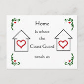 Thuis is waar aankondigingskaart (Voorkant)