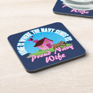 Thuis is waar... bier onderzetter