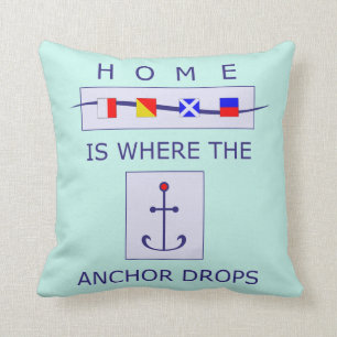 Thuis is waar de anker de neusbuis laat vallen kussen