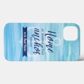 Thuis is waar de ankerpunten (gepersonaliseerd) va Case-Mate iPhone case (Achterkant (horizontaal))