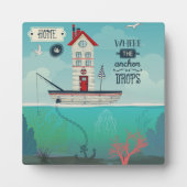 Thuis is waar de ankerpunten vallen fotoplaat (Voorkant)