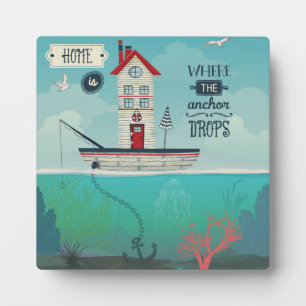 Thuis is waar de ankerpunten vallen fotoplaat