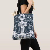 Thuis is waar de ankerpunten vallen tote bag (Dichtbij)