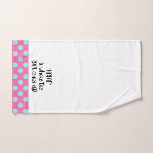 'Thuis' is waar de Bra vandaan komt! Bad Handdoek (Handdoek)