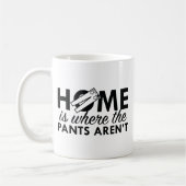 Thuis Is Waar De Broek Niet Is Koffiemok (Links)