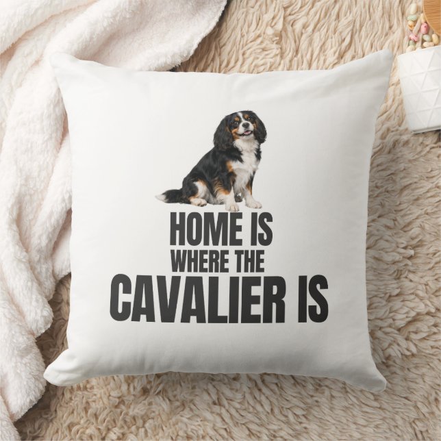 Thuis Is Waar de Cavalier Is Kussen (Deken)