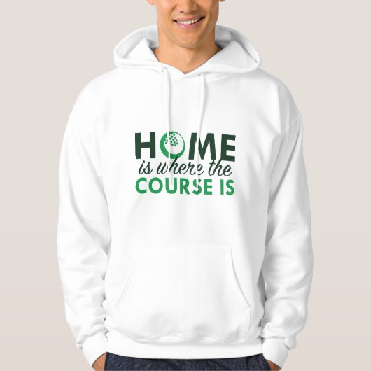 Thuis is waar de cursus is gegeven hoodie (Voorkant)