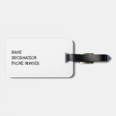 Thuis is waar de duiven zijn bagagelabel (Achterkant horizontaal)