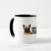 Thuis is waar de Franse Bulldog is Koffiemok Mok (Voorkant links)