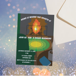 Thuis is waar de haard is kaart