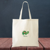 Thuis is waar de hartslag een schildpad is tote bag