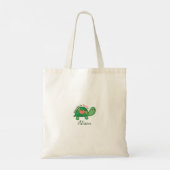 Thuis is waar de hartslag een schildpad is tote bag (Achterkant)