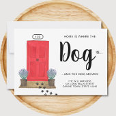 Thuis is waar de hond beweegt aankondiging