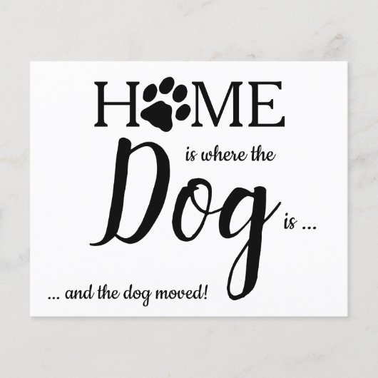 Thuis is waar de hond is dat we de budgettaire Kaa (Voorkant)