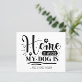 Thuis is waar de hond is dat we de budgettaire Kaa (Staand voorkant)