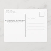 Thuis is waar de hond is dat we de hond hebben ver aankondigingskaart (Achterkant)