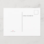 Thuis is waar de hond is dat we de hond hebben ver aankondigingskaart (Achterkant)