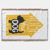 Thuis is waar de hond is deken (Voorkant)