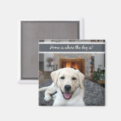 Thuis is waar de hond is magneet (Voorkant / Achterkant)