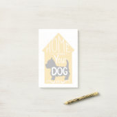Thuis is waar de hond is post-it® notes (Op bureau)