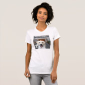 Thuis is waar de hond is t-shirt (Voorkant volledig)