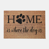 Thuis is waar de hond koir is deurmat (Voorkant)