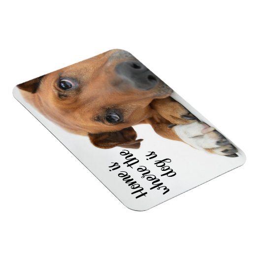Thuis is waar de hond magneet (Rechterzijde)