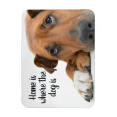 Thuis is waar de hond magneet (Verticaal)