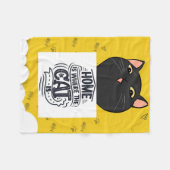 Thuis is waar de kat is | Beste katteeigenaar Fleece Deken (Voorkant (Horizontaal))