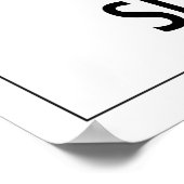 Thuis is waar de kattenslaapjes poster (Hoek)