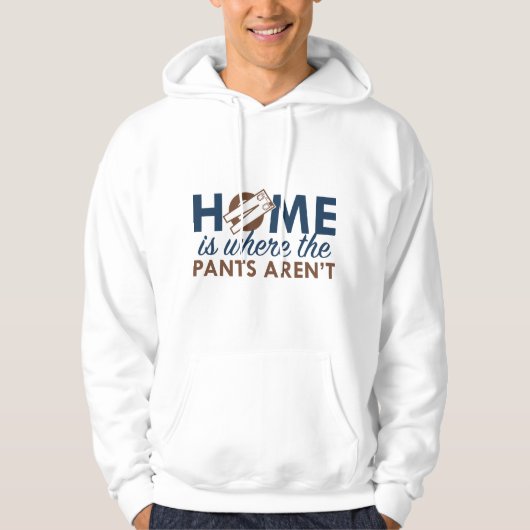 Thuis is waar de mieren niet zijn hoodie (Voorkant)