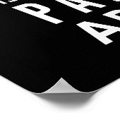 Thuis is waar de mieren niet zijn poster (Hoek)