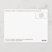 Thuis is waar de Ozarks zijn: Harp Creek Briefkaart (Achterkant)